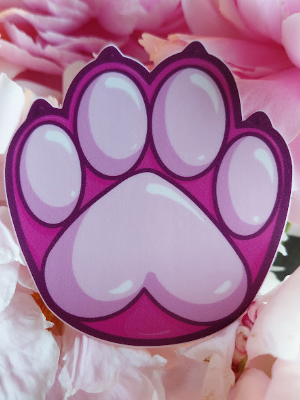 Paw Sticker - Pink