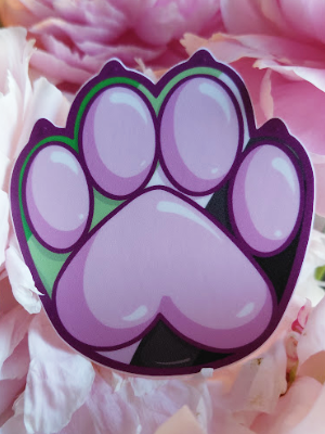 Paw Sticker - Aromantic