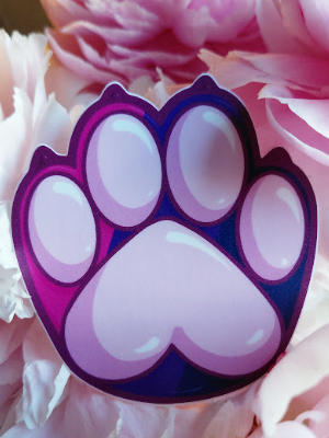 Paw Sticker - Bisexual