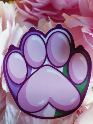 Paw Sticker - Genderqueer