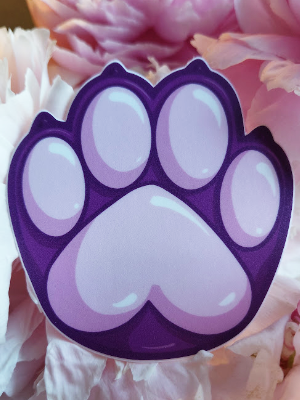 Paw Sticker - Purple