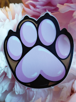 Paw Sticker - Tortoiseshell