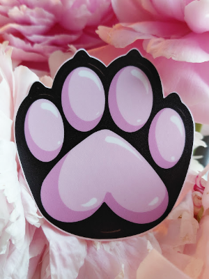 Paw Sticker - Black
