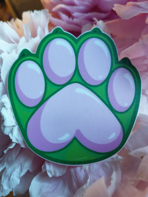 Paw Sticker - Green