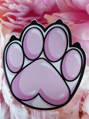 Paw Sticker - White