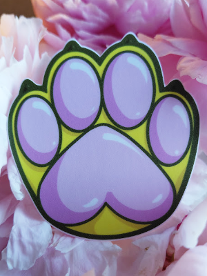 Paw Sticker - Yellow